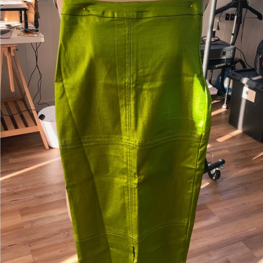 Vibrant Green Skirt